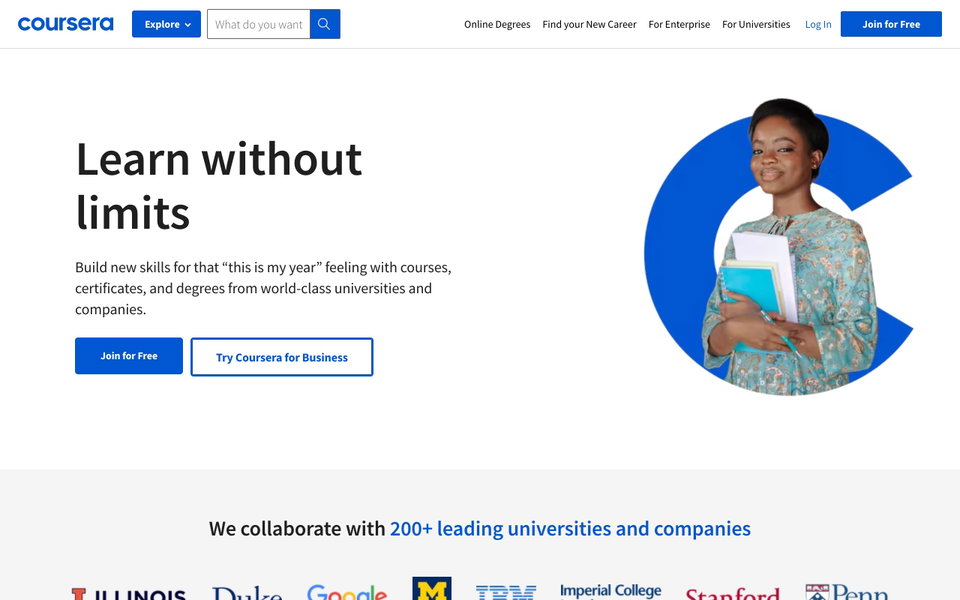 Coursera website