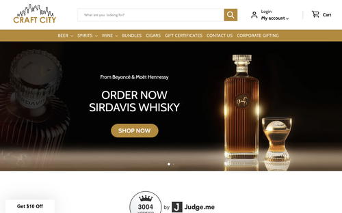 Craft City website screenshot