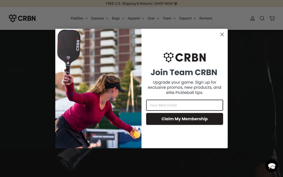 CRBN Pickleball website