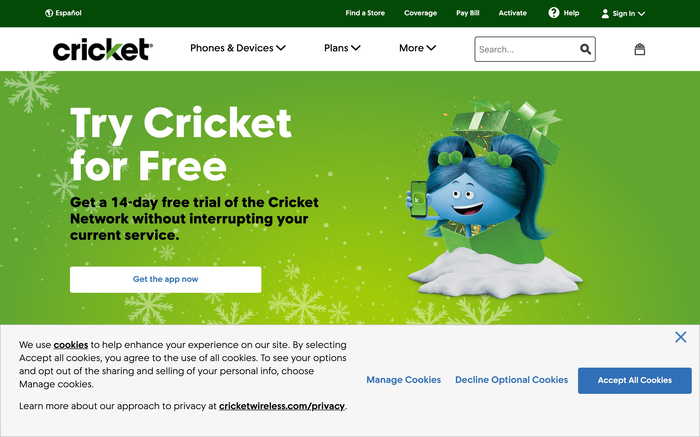 Cricket Wireless screenshot