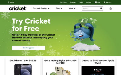 Cricket Wireless on Shomp