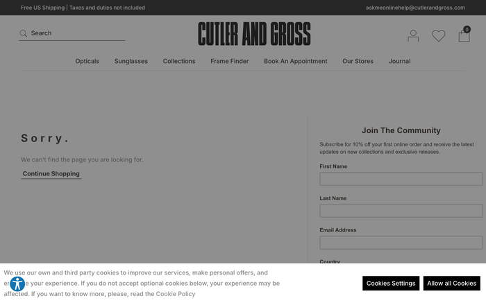 Cutler and Gross screenshot