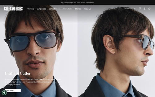 Cutler and Gross website screenshot