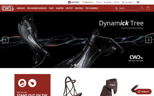 CWD Sellier website screenshot
