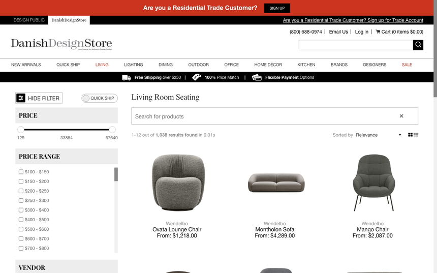 Danish Design Store on Shomp