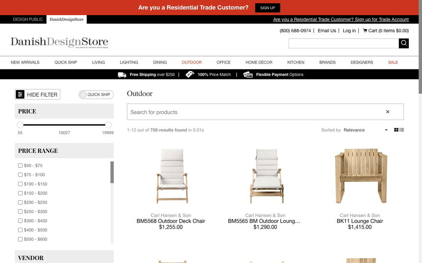 Danish Design Store on Shomp