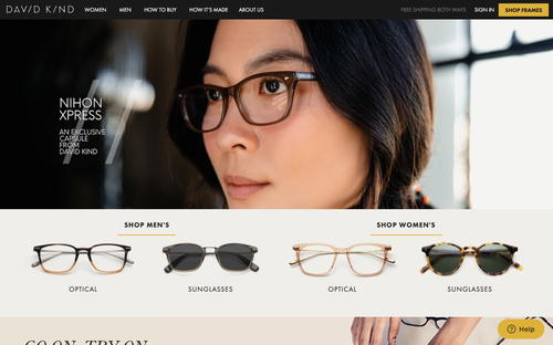 DAVID KIND website screenshot