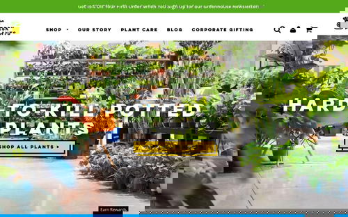 Desk Plants website screenshot