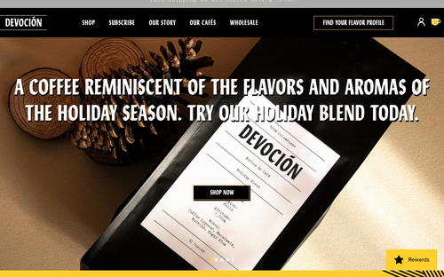 Devocion USA website screenshot