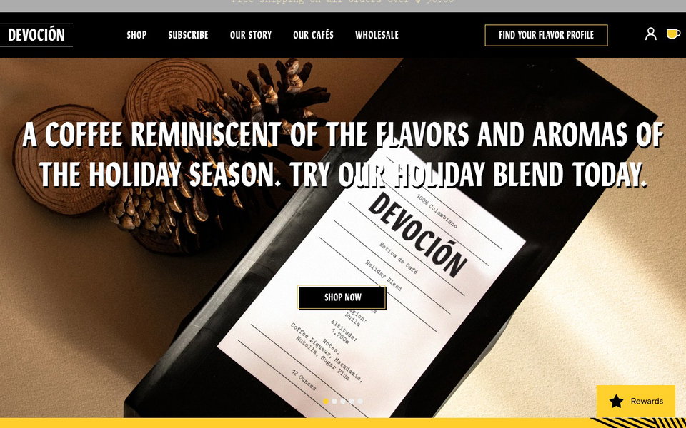 Devocion USA website