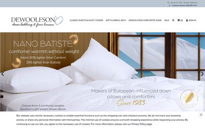 DeWoolfson Linens on Shomp
