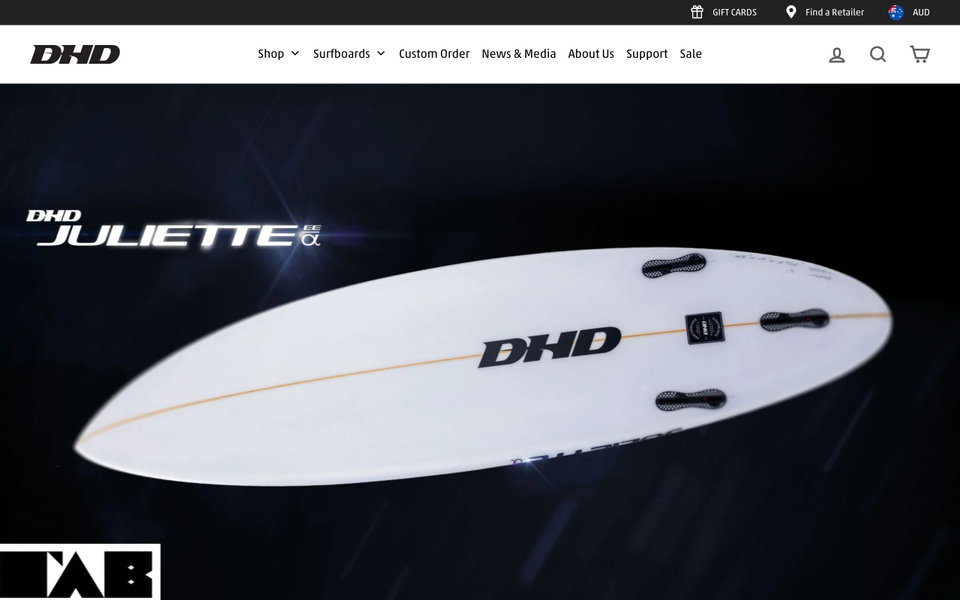DHD Surf website