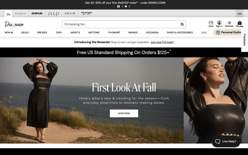 Dia & Co website screenshot