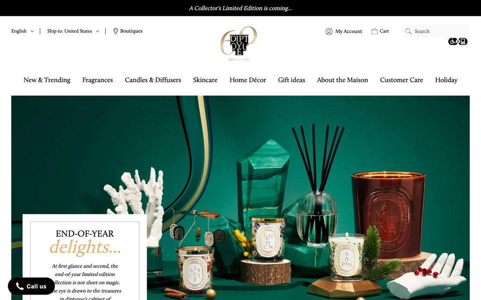 diptyque Paris website