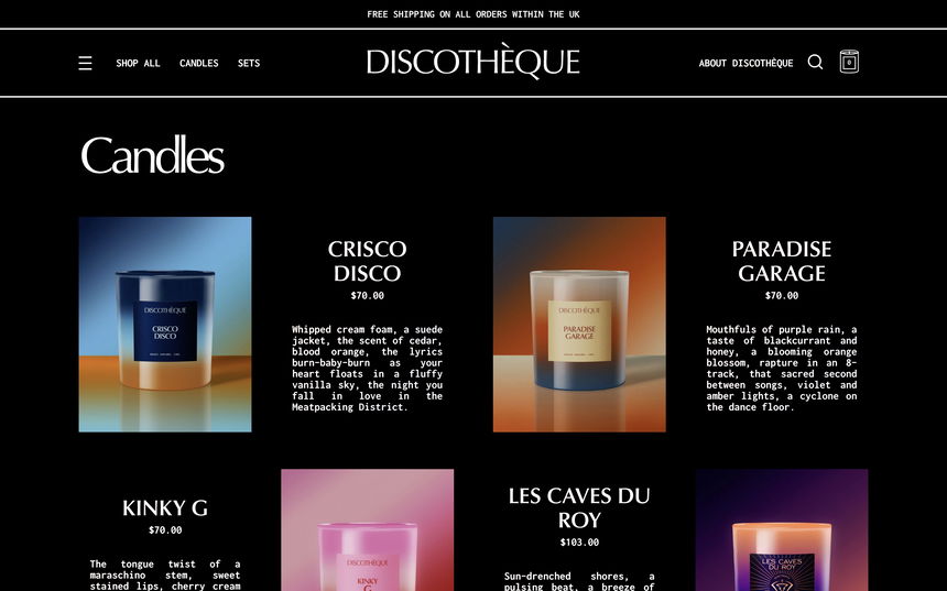 DISCOTHÈQUE on Shomp