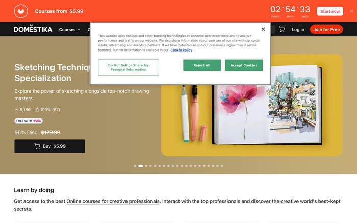 Domestika screenshot