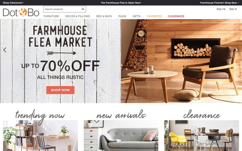 Dot & Bo website