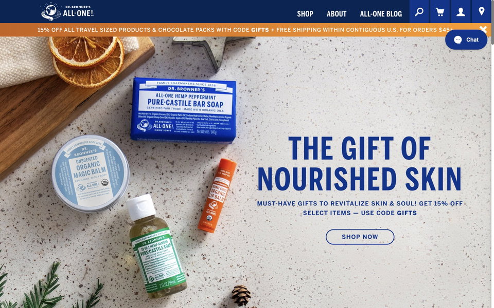 Dr. Bronner's website