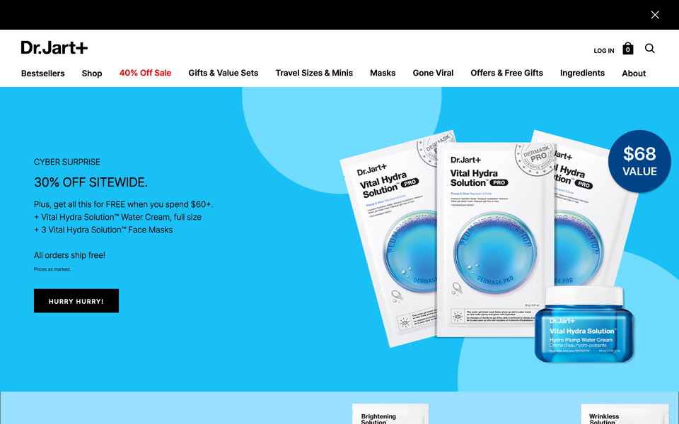 Dr.Jart+ website