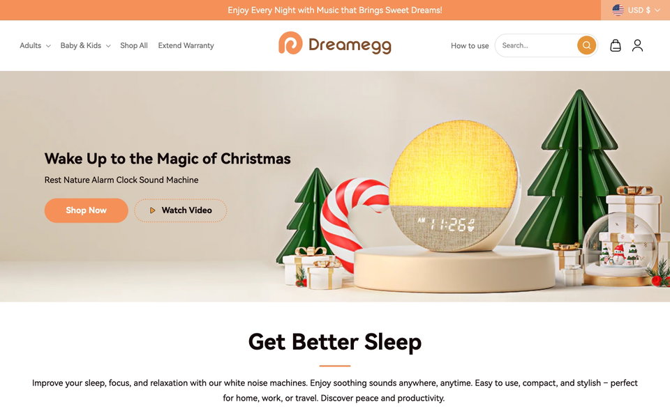 Dreamegg website