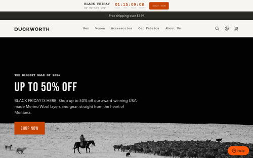 Duckworth website screenshot