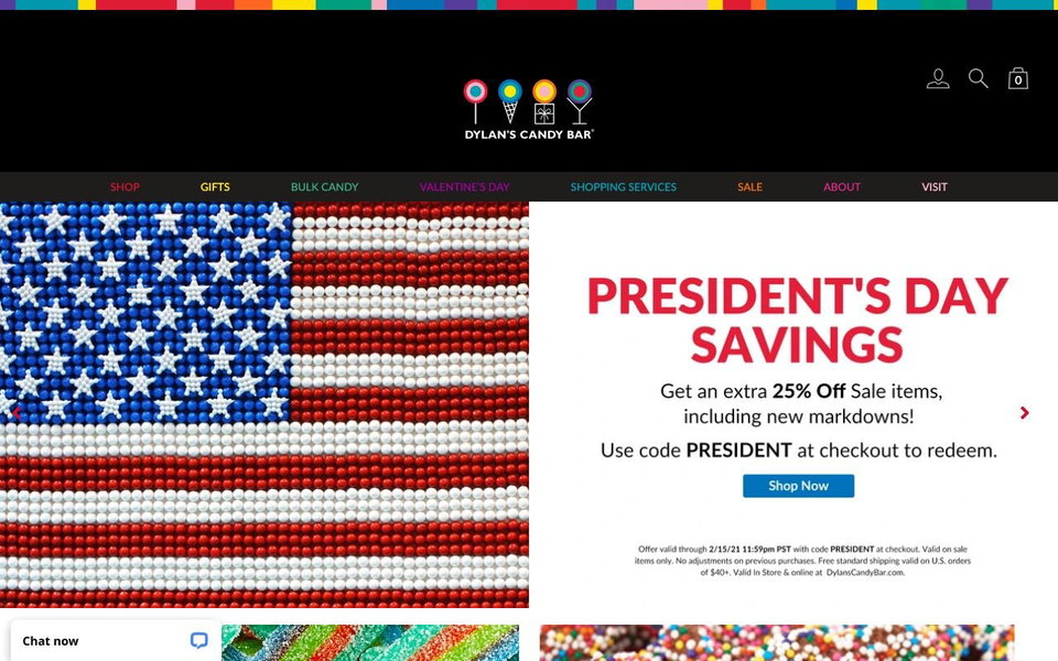 Dylan's Candy Bar website