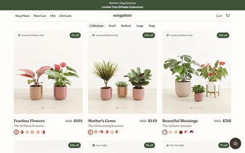 easyplant website screenshot