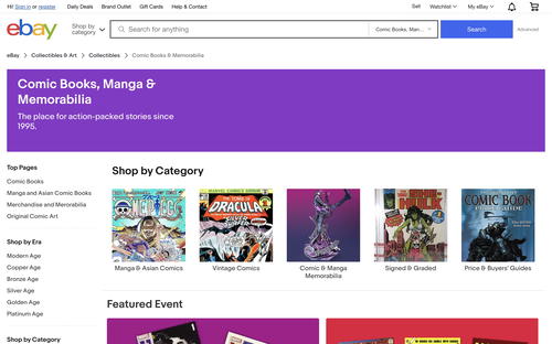 eBay website screenshot