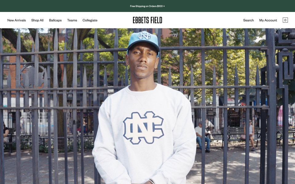 Ebbets Field Flannels website
