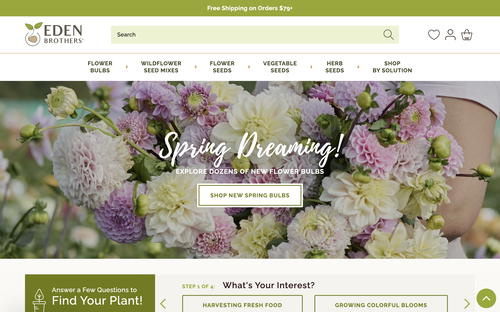 Eden Brothers website screenshot