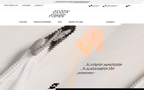 EILEEN FISHER screenshot