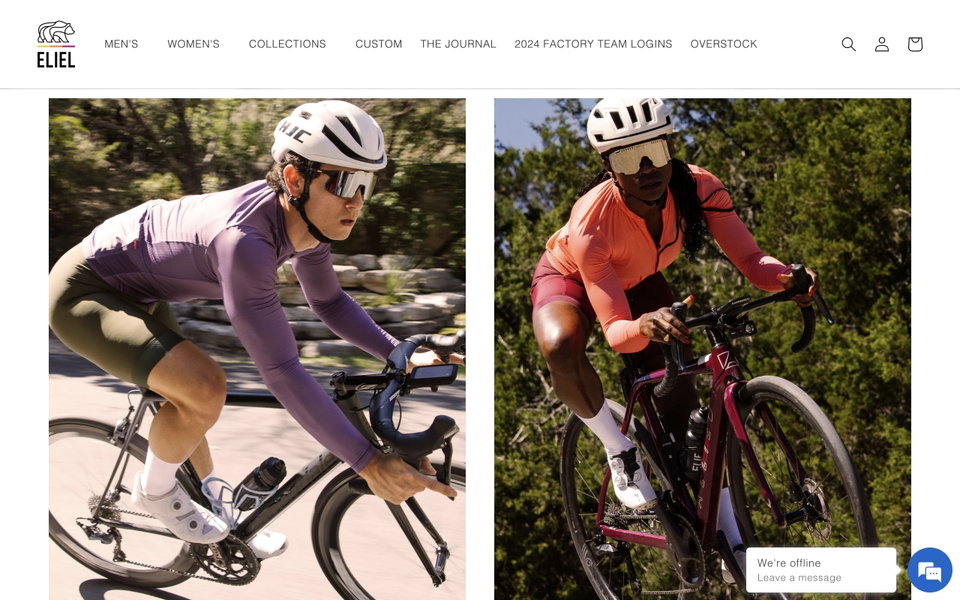 Eliel Cycling website
