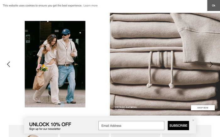 Elwood Clothing screenshot