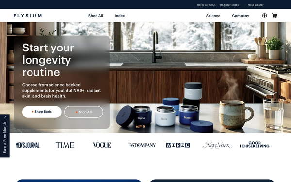Elysium Health screenshot