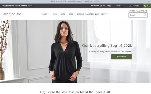 encircled website screenshot