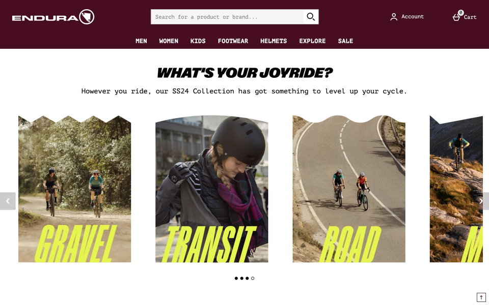 Endura website