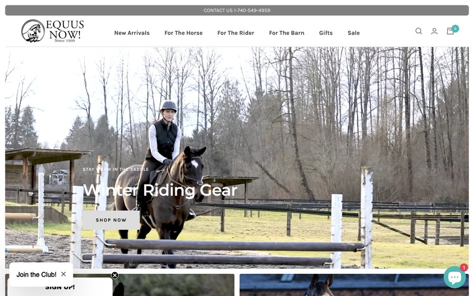 Equus Now! website
