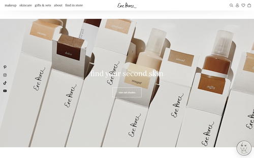 Ere Perez website screenshot