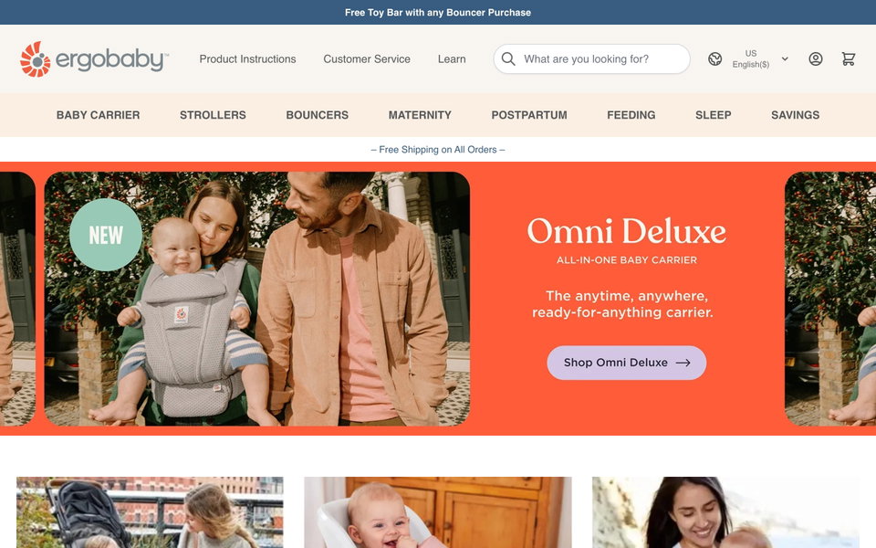 Ergobaby website