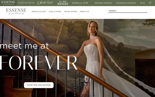 Essense of Australia website screenshot