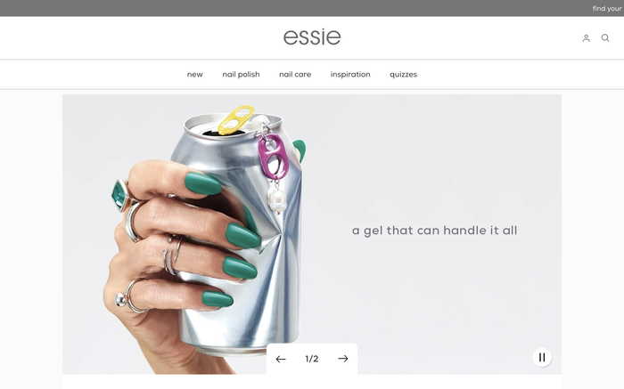 essie screenshot