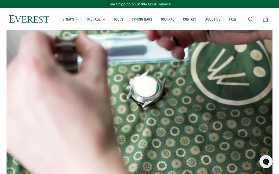Everest Bands website