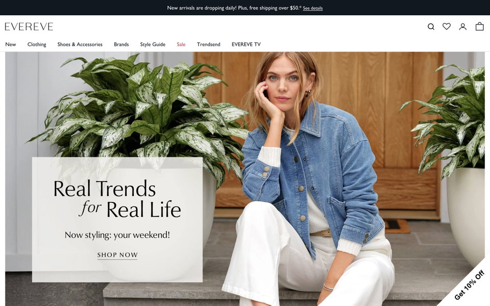 Evereve website