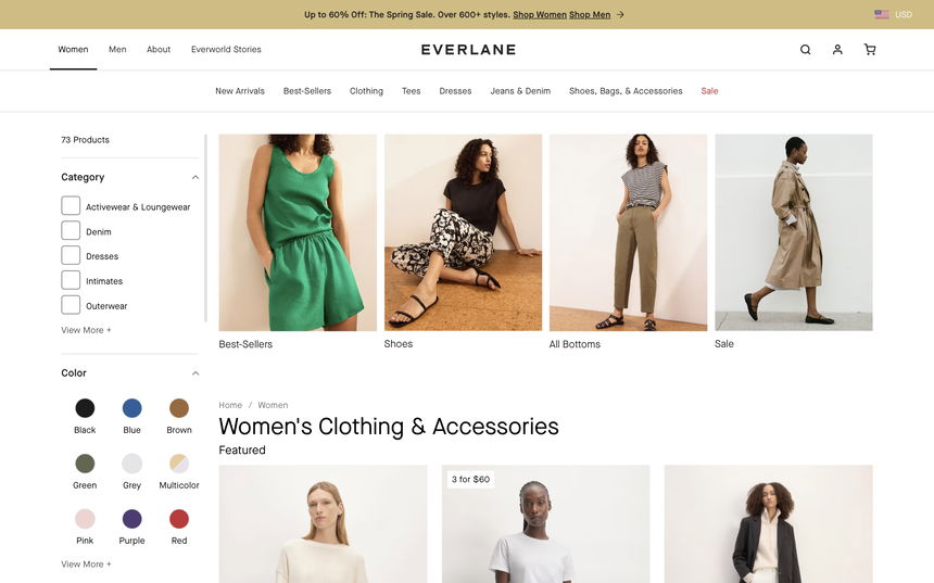 Everlane on Shomp