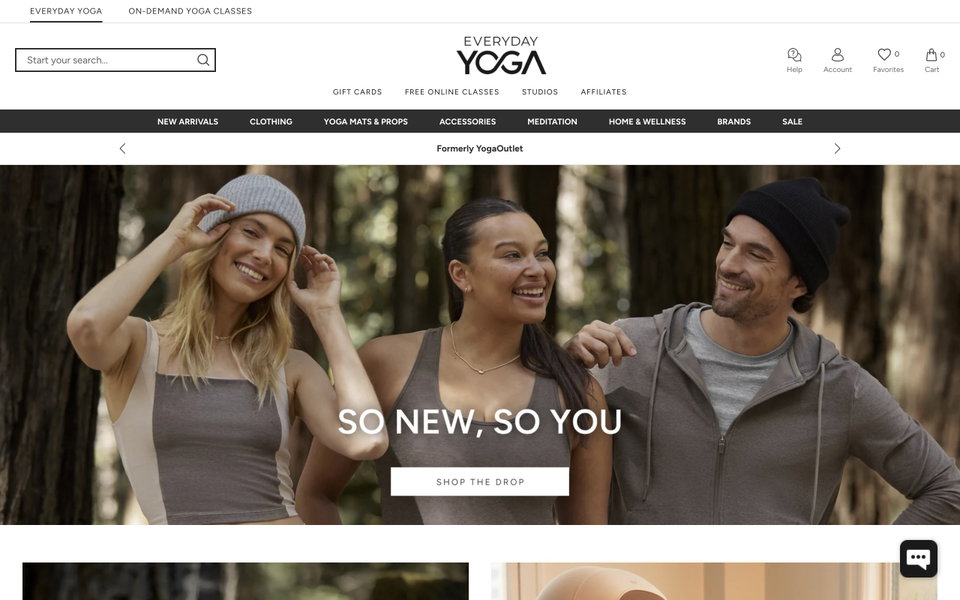Everyday Yoga website