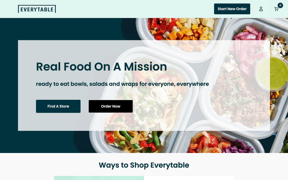 Everytable website