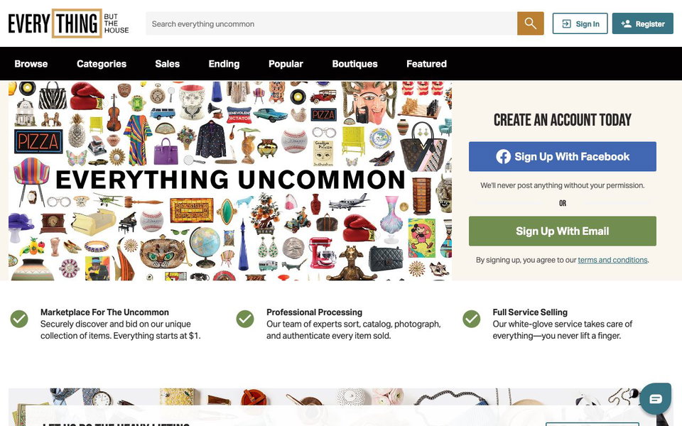 Everything But The House website