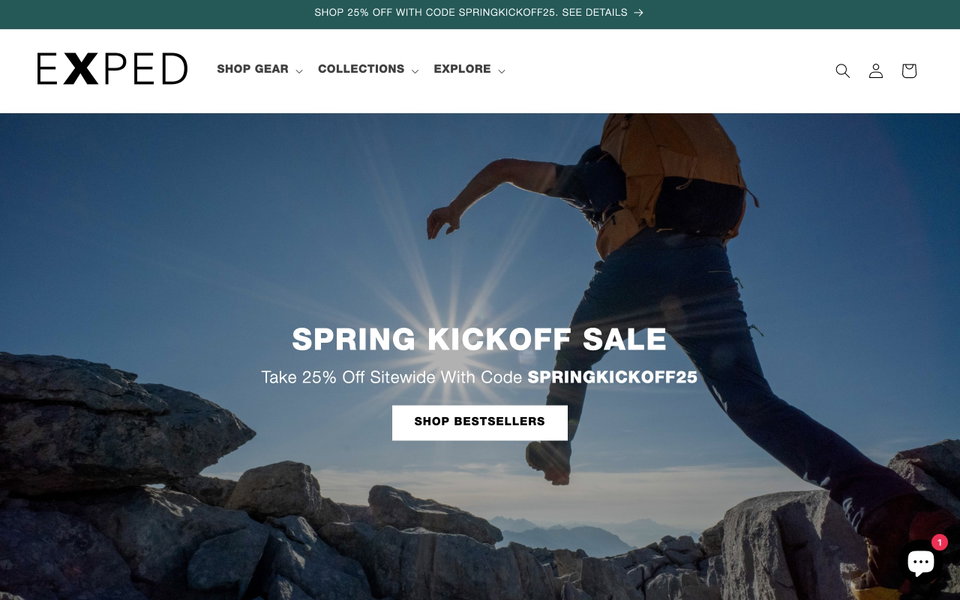 EXPED USA website