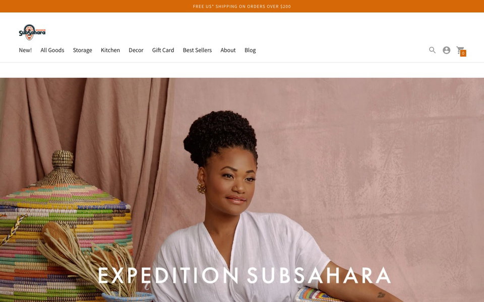 Expedition Subsahara website