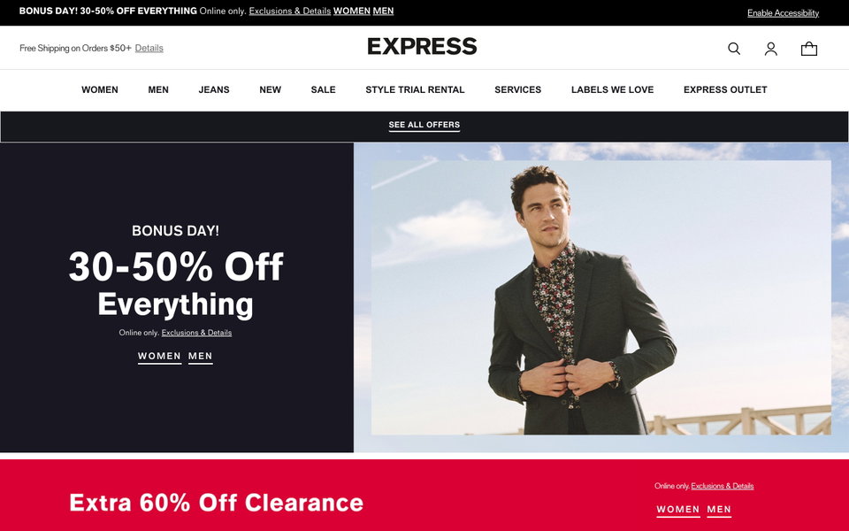 Express website